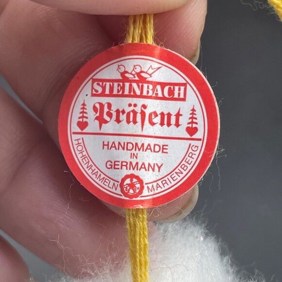 VINTAGE Steinbach Brafent Russian Wooden Santa w/ Tree Handmade in Germany - Picture 3 of 7